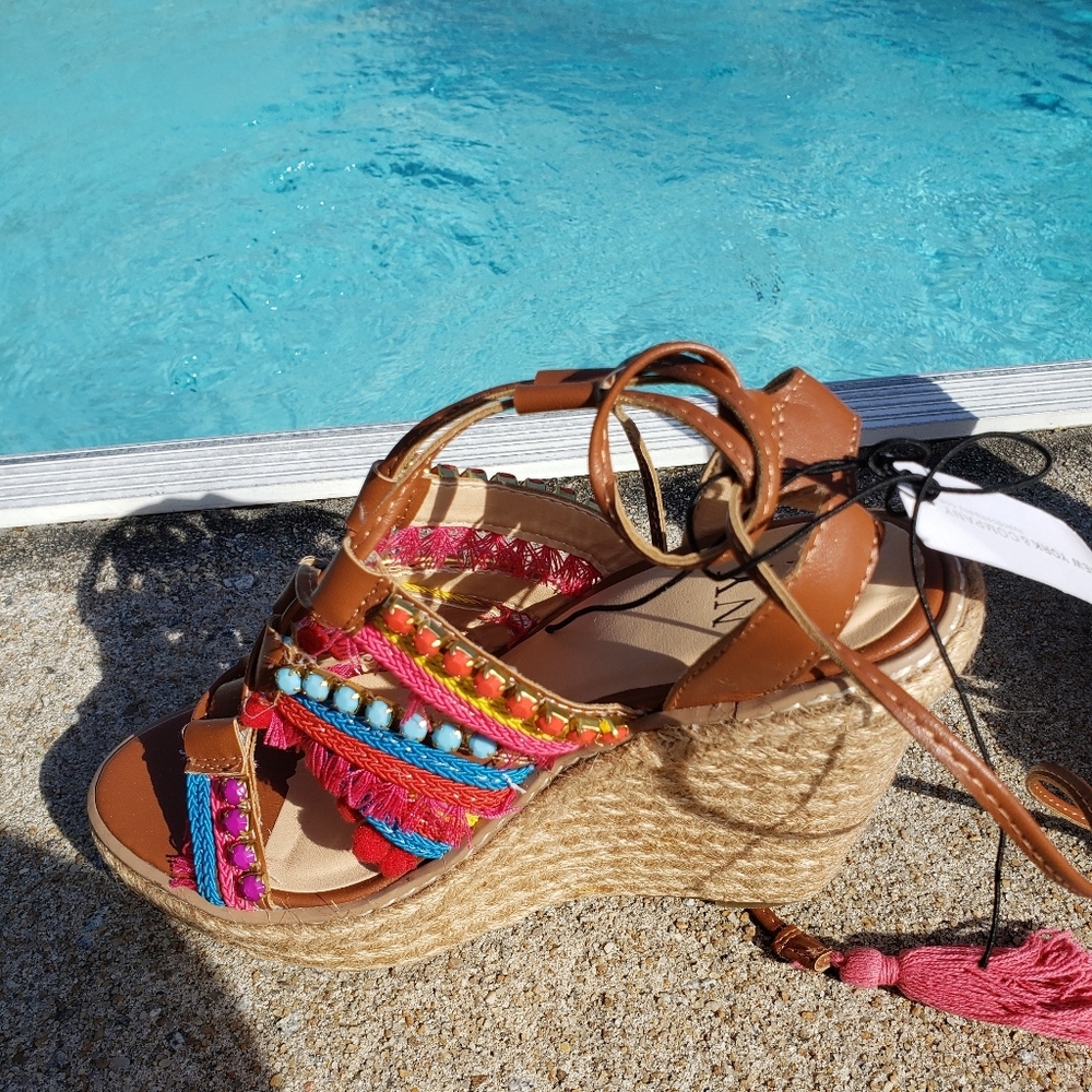 Brand new wedges espadrilles